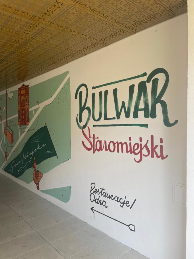 Ferienwohnung Przy Bulwarze - By The River Breslau Exterior foto